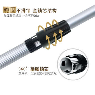 擦玻璃神器家用加长伸缩杆清洁刮水工具高层户外抹窗洗刷家政专用