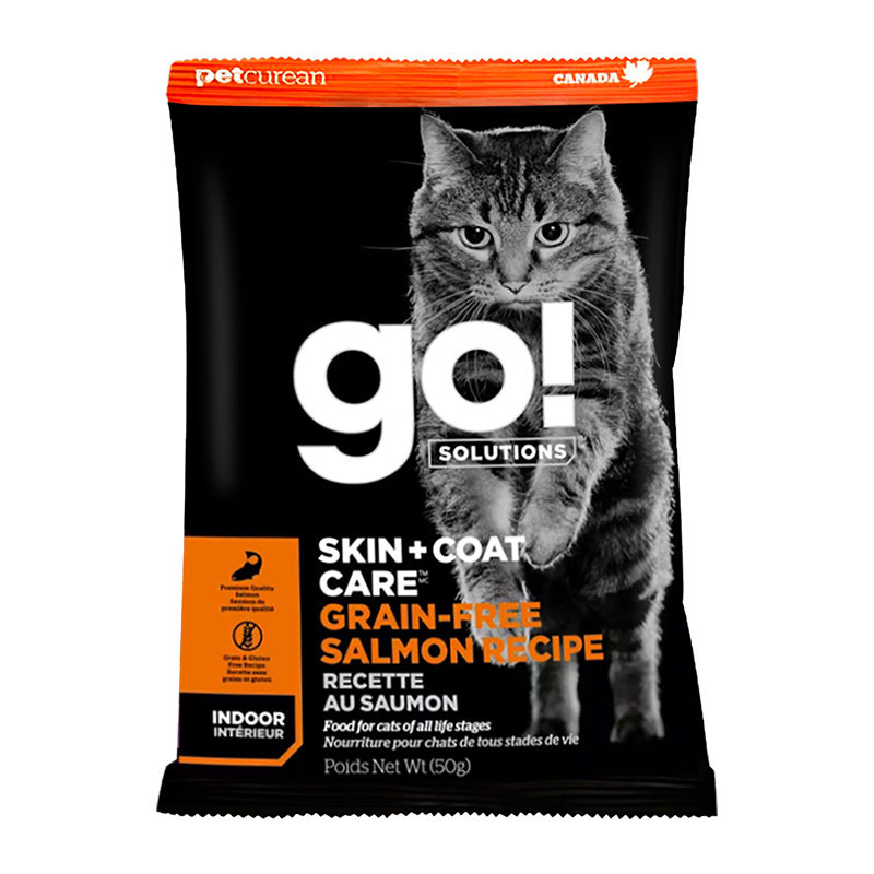 【U先】GO美毛三文鱼猫粮试吃装50g室内猫进口成猫尝鲜装