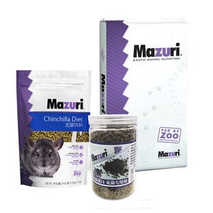现货马祖瑞MAZURI龙猫粮食主粮 美国原装进口5磅营养龙猫饲料