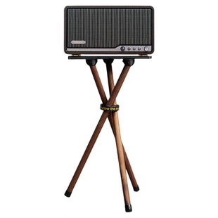 欧特声适用于漫步者M330 S300北美胡桃木实木音箱落地架 音响支架