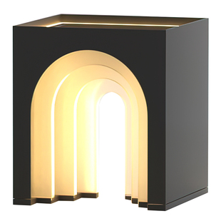 围墙柱头灯太阳能户外庭院景观灯防水门墩门柱灯农村大门口柱子灯