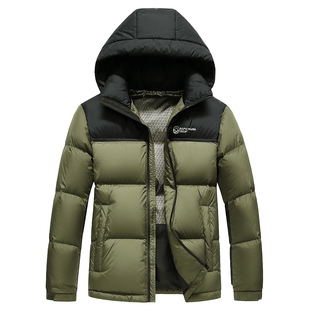 鸭鸭极寒羽绒服男女同款2025冬季新款休闲短款面包服加厚保暖外套