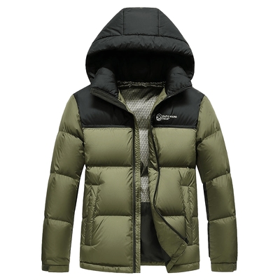 鸭鸭极寒羽绒服休闲短款面包服