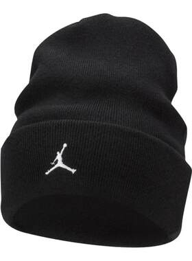 JORDAN耐克男帽女帽冬款帽子运动帽针织帽毛线帽堆堆帽FN4672-010