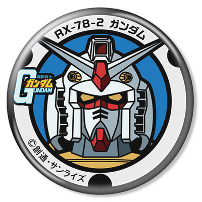 高达井盖冰箱贴吧唧图案清晰