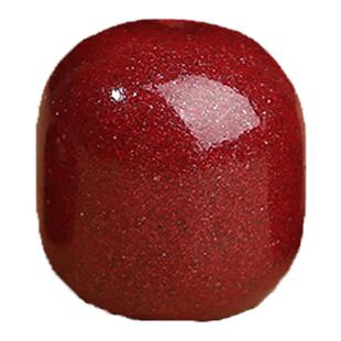 2026高含量红砂帝王紫金朱砂桶珠老型珠手串108颗腰珠佛珠手链