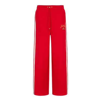 阿迪达斯2026马年女加厚针织长裤