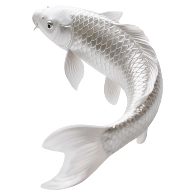 起运白金锦鲤黄黑白锦鲤组合