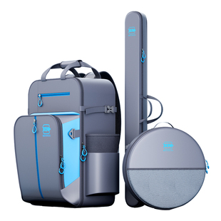 本诺骑士双肩钓椅包大容量多功能渔具收纳包轻便型钓鱼包钓椅背包