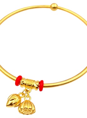 项链吊坠手串金珠不掉色