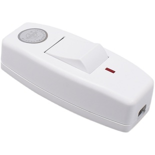 永坚简易床头开关电源台灯墙壁控制按钮按压式中途风扇手捏小开关