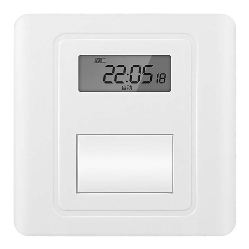 86型面板定时器220V时控开关时间自动断电循环控制器广告牌门头灯