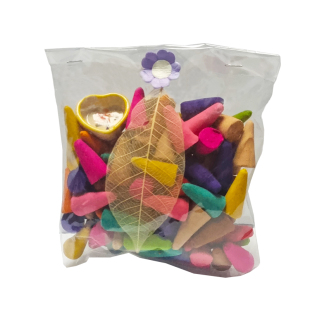 泰国进口净化空气祛除异味佛牌香薰香料清新室内宝塔香锥香熏香粒