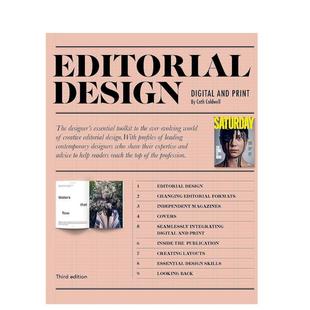 【预售】编辑设计（第三版）数字与印刷英文平面设计印刷版式色彩设计Cath Caldwell进口原版书平装14岁以上Editorial Design Th