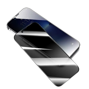 [不沾指纹]适用iphone14钢化膜苹果14pro手机膜13promax防窥全屏XR/xsmax全包边贴膜8p防摔12高清7plus保护膜