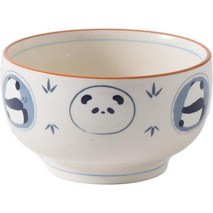 肆月饭碗陶瓷小碗可爱2026新款高颜值家用漂亮水果碗米饭吃饭碗