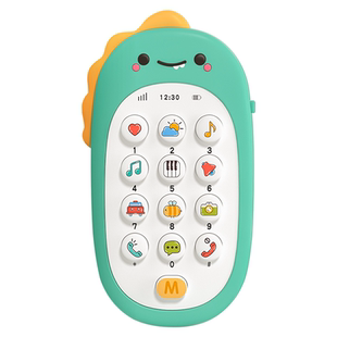 儿童手机玩具2025可啃咬新款宝宝电话益智早教婴儿仿真模型音乐机