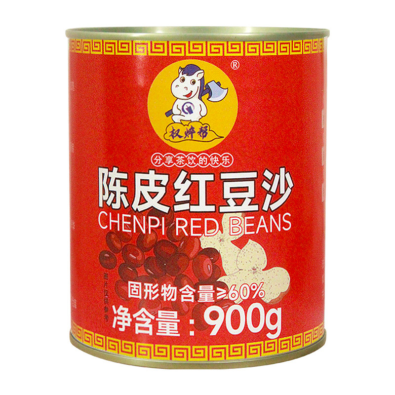 【118元/箱】陈皮红豆沙罐头900g