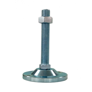 重型镀锌固定调节脚杯M125实心调整支撑关节蹄脚机床地脚螺丝M150