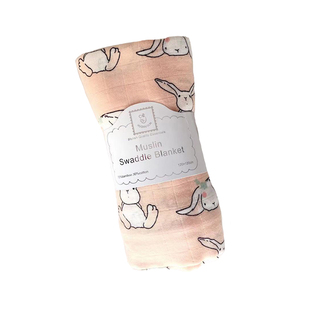 夏季薄muslin竹棉双层纱布包巾婴儿抱被襁褓巾宝宝空调盖毯浴巾