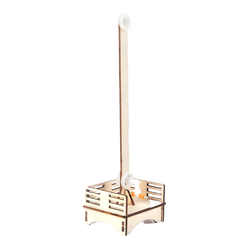 国庆节爱国红色主题手工作品diy材料小学生幼儿园升国旗升降台