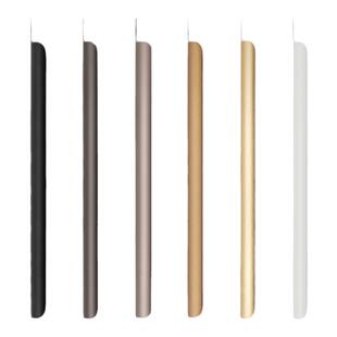 隐形拉手现代简约高档柜子抽屉黑色金色橱柜长款衣柜门把手免打孔