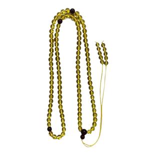 波罗的海天然琥珀蜜金珀108项链净水级手工编织新中式高级感热卖