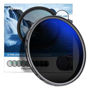 NEEWER纽尔高清MRC可调ND减光镜相机滤镜多档减光光学玻璃ND2-ND32&CPL滤镜2合1黑柔滤镜人像风光摄影ND滤镜