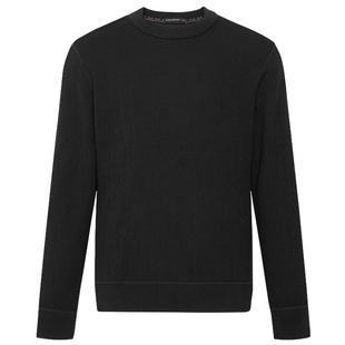 【含绵羊毛/内里加绒】利郎官方 毛衫男士提花圆领2025冬保暖毛衣