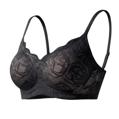 SoftRose无痕玫瑰蕾丝内衣聚拢女