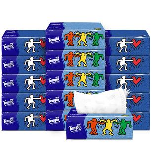 【胡可推荐】Tempo得宝黄油小熊软抽纸巾无香4层M码90抽15包面巾