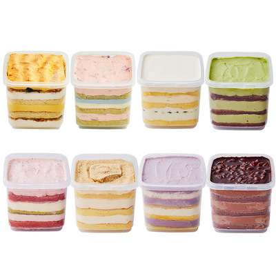 浅茶家奶酪罐子蛋糕盒子千层慕斯奶油罐头零食解馋甜品罐罐蛋糕