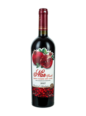 阿塞拜疆半甜12度红石榴酒750ML
