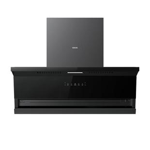 美的华凌抽油烟机厨房家用智能变频大吸力顶侧双吸式吸油机7字型