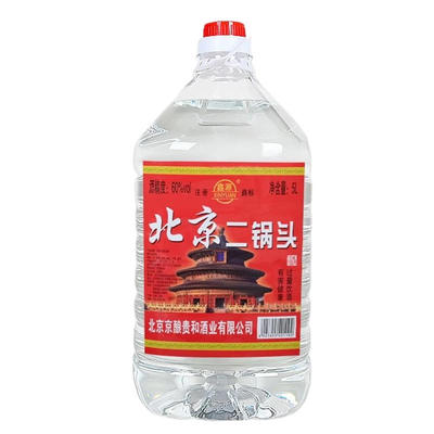 北京二锅头酒60度浓香型白酒10斤大桶装纯粮食高粱酒酿酒泡酒专用