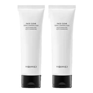 VidiVici韩国女神洗面奶氨基酸洁面乳温和深清洁官方正品120ml*2