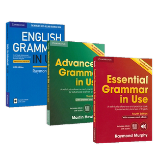 Cambridge Grammar In Use 剑桥语法3册 初级中级高级第四第五版 小初高大学成人英语自学教材 英文原版语法图书