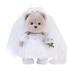TeddyTales莉娜熊罗曼蒂克婚庆公仔压床娃娃女生礼物订婚玩偶