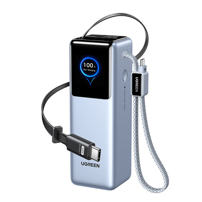 【3C认证充电宝】200W带伸缩C线