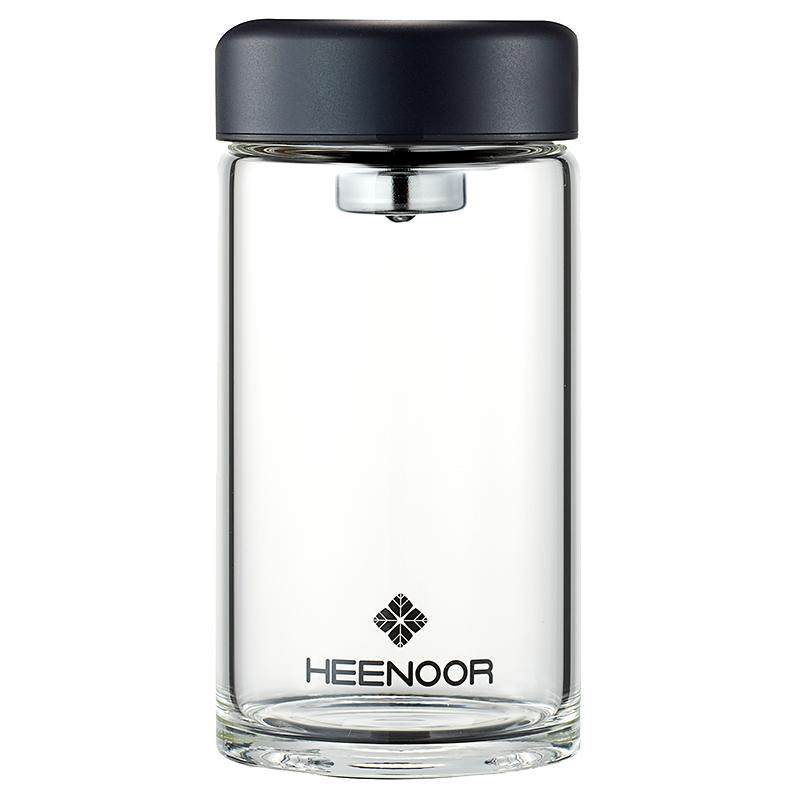 希诺家用加厚带滤网玻璃杯