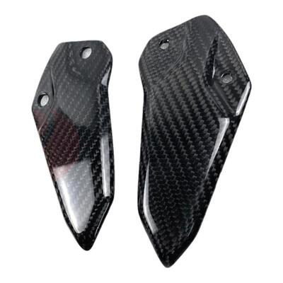 适用川崎ZX4R ZX4RR改装真碳纤维脚踏板ZX25R前脚踏装饰护板外壳