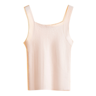 2025秋冬季新款吊带女加绒加厚一体水貂绒保暖背心收副乳打底内搭