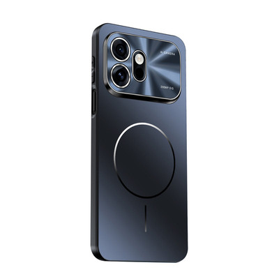 适用荣耀600元气版手机壳自带镜头膜华为VKJ一AN90磁吸保护套HONOR600新款h0n0r全包镜头防摔外壳男女外壳板