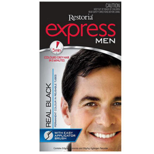 现货 澳洲Restoria丽丝雅男士特快方便易用无氨发色膏发色剂