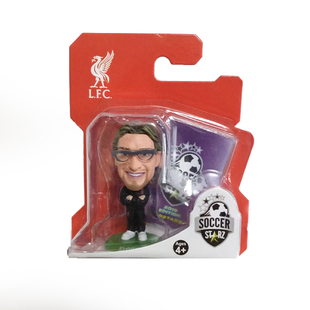 soccerstarz 5cm 官网正版 足球人偶玩偶公仔 利物浦一套 萨拉赫