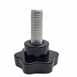 加大梅花手柄螺丝不锈钢手拧胶头把手压面机调节手轮旋钮M1214m16