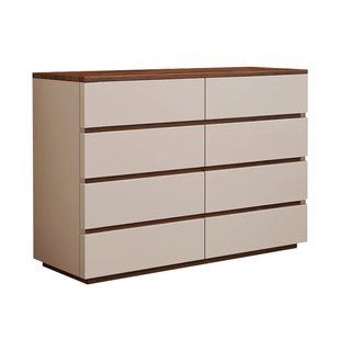 特别好看的斗柜客厅靠墙落地全实木生态板卧室床头床尾储物收纳柜