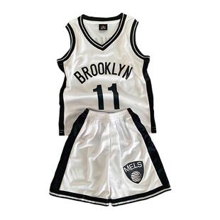儿童篮球服篮网11号欧文球衣杜兰特哈登运动套装速干衣训练服定制