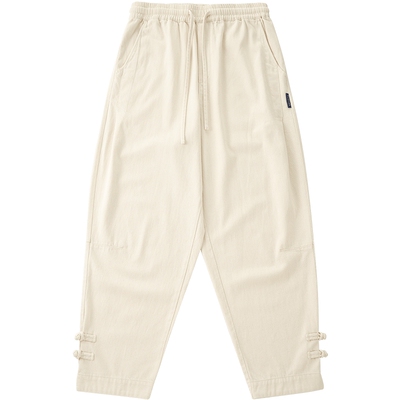 CLOT宽松阔腿小脚裤中国风