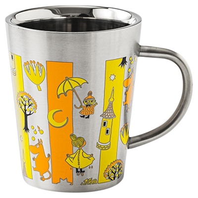 Moomin姆明双层不锈钢马克杯